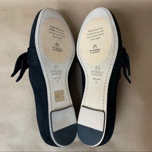 etienne aigner chiara bow loafers